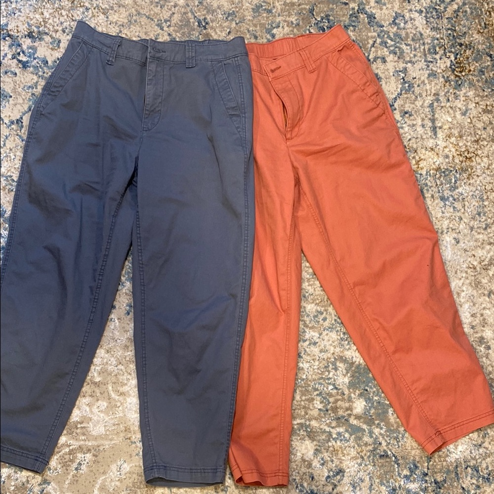 Old navy- blue and pink OG Chino - two pairs!
